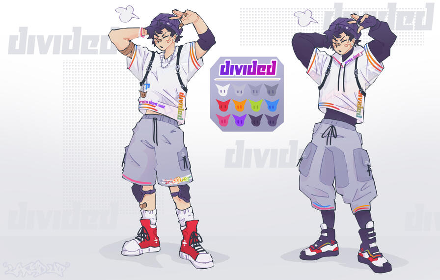 Divided reference sheet